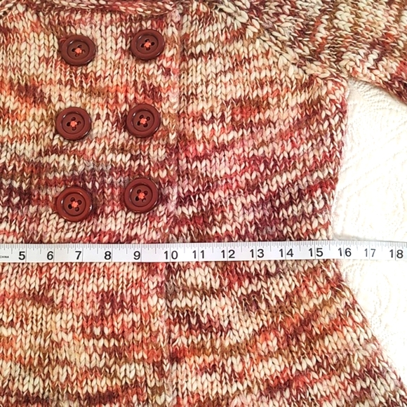 Sleeping on Snow/Anthropologie Double Breasted Wool Sweater/Size S - Picture 8 of 10